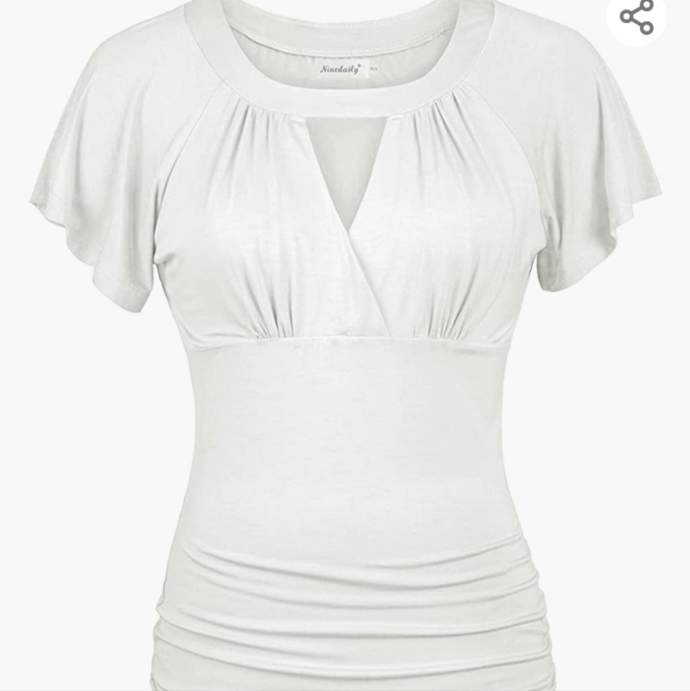 Ninedaily peekaboo top